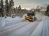Vegvesenet testet el-brøyting på Dovrefjell i vinter.
