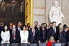 Her er både Mark Zuckerberg, Jeff Bezos og Elon Musk under innsettelsen av Donald Trump.