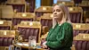 Mona Fagerås i SV sier partiet vil avvikle Nye Veier AS på tross av resultatene i rapporten.