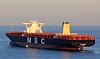 MSC Oscar på sjøprøver, januar 2015.
