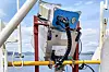 Bildet viser installasjonen Sea OWL (Oil-in-Water) montert på skip. Fra luften og over vannoverflaten oppdager sensorene hydrokarbonmolekyler tre meter ned i vannsøylen ned til ppm-nivå (parts per million).