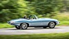 Jaguar har med seg konseptet E-type zero. Her er den sekssylindrede XK-motoren erstattet med en elmotor og et 40 kWh-batteri. Den låner mye av teknologien til den kommende I-pace.