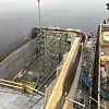 Når konstruksjonen er ferdig, vil lekteren frakte den til Båly i Lindesnes. Foto: Gaute Ubostad