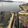 Utsiden av skallet skal ha en bordstruktur som følger bordene du ser på bildet. Nederst vil betongen utenpå bordene har en tykkelse på 500 millimeter, mens øverst vil tykkelsen være på 400 millimeter.