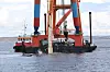 Før jul ble 36 bølgekraftkonvertere plassert på havbunnen utenfor den svenske vestkysten, blant annet ved hjelp av norske Cecon Contracting. Nå blir det utstrakt samarbeid med flere norske aktører. Foto: Fortum