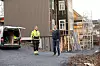 Huset på Steinkjer er i ferd med å bli langt mer energieffektivt og moderne. Foto: Fotograf Kirknes