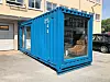 Plastlaboratorium i container utenfor Snøhettas kontorer på Vippetangen. Foto: Snøhetta