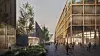 Masterplanen for Oslo Airport City tegnes av de fire arkitektkontorene Nordic Office of Architecture, Haptic, Buro Happold og Ipax. Illustrasjon: Nordic/Haptic/Oslo Airport City