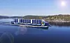 Ocean Infinity og Samskip skal bygge et containerskip for frakt mellom Norge og Nederland. Det skal benytte komprimert hydrogen. Foto: Naval Dynamics
