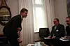 Miljøvernminister Erik Solheim og Steinar Bysveen (EBL) diskuterte mulighetene for plug-in hybrider i Norge.