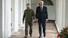 President Joe Biden (t.h.) tok imot Volodymyr Zelenskyj i Det hvite hus torsdag.