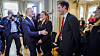 Ukas TU-spaltist ber politikerne sørge for at vi får et lavutslippssamfunn verdt å kjempe for. Her er statsminister Jonas Gahr Støre sammen med fiskeri-og havminister Ceciie Myrseth og klima- og miljøminister Andreas Bjelland Eriksen.