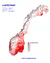 TETT I TETT: Den største tettheten av lyn finner vi i Eidskog kommune som hadde 296 lynnedslag per 100 km2 årlig i perioden fra 1. januar 2001 til 31. desember 2006.FOTO: SINTEF ENERGIFORSYNING