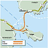 Beboerne på Rennesøy og Finnøy kan glede seg over tunnelforbindelse i 2009. Under havet blir det kryss for avkjøring til Talgje.