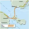Beboerne på Rennesøy og Finnøy kan glede seg over tunnelforbindelse i 2009. Under havet blir det kryss for avkjøring til Talgje.