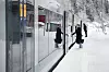 Dørene gikk ikke opp da passasjerene prøvde å komme seg på de forreste vognene på toget på Gullhella stasjon onsdag morgen.