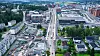 Dronebilder fra Skårersletta før arbeidene ble avsluttet. Foto: Peab Anlegg
