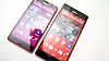 Sony Xperia Z3 Compact ved siden av Sony Xperia Z3.