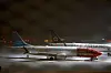 Et av Norwegians Boeing 737 Max 8-fly på Gardermoen da de ble satt på bakken 12. mars. Foto: Poppe, Cornelius