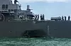 USS John S. McCain etter kollisjonen. Bilde: REUTERS/Ahmad Masood