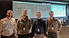 Fra venstre: Casper Sejer Noertoft, Noble, Rob Stolpman, Stimwell Services, Richard Lochee-Bayne, SLB og Stian Øistensen Jørgensen, leder av Intervensjonsalliansen i Aker BP. Foto: Ina Steen Andersen