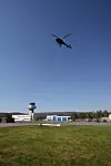 Bardufoss lufthavn. På kartlegging med NGU i Mauken-området i Målselv kommune, juni 2011.