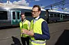Hans Bendik Eriksen (t.v.) og Erik Røhne sier de er fullstendig klar over at det er en uholdbar situasjon for Vys kunder. Foto: Arash A. Nejad