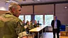 Generalmajor Lars Lervik, sjef for Hæren, på Rena i forbindelse med kunngjøringa tidligere i september om at regjeringen utløser opsjonen på et ekstra simulatorsett i forbindelse med kontrakten om 54 Leopard 2A8-stridsvogner.