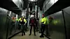 Jarle Andersen Aasness i Olav Thon Gruppens tekniske fagavdeling, flankert av Rikke Bjørnland og Luke Panton i AF Gruppen.