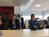 Anne Marit Panengstuen og NTNU-student Frida Berglund.