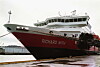 Hurtigruteskipet 'Richard With' i Trondheim havn.