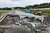 Kvikkleireraset ved Nesvatnet i Levanger 30. august i fjor tok med seg både jernbanen og E6.