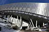 GAMMELT VS NYTT: Det gamle kulbygget står fortsatt på samme sted, men blir nesten usynlig under den klarere og mer dominante stålfasaden som omslutter det nye kulskallet.