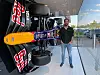 Sondre Audal tok med seg deler fra Revolve-bilen til jobbintervjuet hos Red Bull Racing. Det imponerte britene og skaffet han jobben.