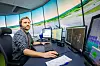 Flygeleder Trym Fyrileiv i Avinors tårnsimulator på Gardermoen.