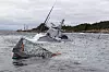Fregatten KNM Helge Ingstad forliste 8. november 2018. Foto: Cornelius Poppe/NTB
