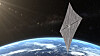 Illustrasjon: Slik forestiller Planetary Society seg at det kommer til å se ut når solseilet har foldet seg ut. SpaceX-CEO Elon Musk hevder tirsdagens oppskyting blir den mest kompliserte i selskapets historie, ifølge The Verge.