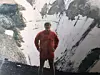 Fjellvandrer: Svein Stølen i soloppgang etter å ha gått til topps på fjellet Mount Fuji - det høyeste fjellet i Japan på 3776 meter. Bilde: Privat