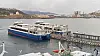 Søsterskipene «Regine Normann» og «Elsa Laula Renberg» ble beordret til kai i Bodø Havn. Foto: Bodø Havn