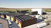 Katapultsenteret Sustainable Energy har ambisjoner om å tre-firedoble kapasiteten de neste årene. Slik kan det bli når Energy House II er ferdig utbygget. Illustrasjon: Sustainable Energy