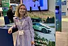 Markedssjef Hanne Watts i Grønn Kontakt er på plass under verdens største elbilkonferanse, EVS i Lyon. Hun kan fortelle om ambisiøse planer for lynlading. Foto: Svein-Erik Hole