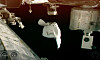 En skjermdump fra NASA-TV viste at de fire astronautene forlot ISS onsdag kveld.