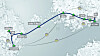Slik er den foreslåtte Hyperloop-traséen fra Stockholm til Helsinki. Reisetiden mellom de to hovedstedene vil kunne bli 28 minutter.