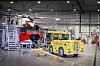 AW101 SAR Queen-helikopteret som hadde et uhell på Haukeland universitetssykehus i slutten av februar. Her inne til vedlikehold på Sola, 25. august 2022.