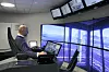 Senioringeniør Bjørnar Vik i automasjonslaboratoriet til Rolls-Royce i Ålesund. Det er her Rolls-Royce legger hovedvekten på sin forskning og utvikling av framtidas mannskapsfrie skip. Bilde: Tore Stensvold