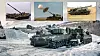 Det er fire konkurrenter i den norske artillerianskaffelsen: En oppgradert versjon av M109 som Norge benytter i dag (store bildet), K9 Thunder (f.v), PzH 2000 og Caesar. Foto: Forsvaret/wikimedia