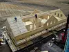 MASSIVT: Kurs- og konferansesenteret Opaker gård i Kirkenær er bygget helt og holdent i massivtre levert fra Holz100 Norge AS.