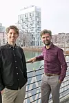 Morten Herget Christensen fra Danmarks Tekniske Universitet og prosjektleder Christoffer Greisen forsker for skape fleksibilitet i leveranser av fornybar energi.