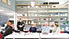 Design i verdensklasse: På Lysaker utvikles ikke bare elektronikk og programvare. Designteamet til Cisco består av eksperter på brukergrensesnitt, industriell-, visuell- og servicedesign. Fra venstre: Marve Svenningsen, Miriam Steenhauer, Sondre Brustad, Lene Bergersen, Vigleik Norheim og Linn Tale Haugen. Foto: Eirik Helland Urke