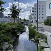 OVERVANNSTILTAK: Åpning av Hovinbekken på Ensjø. Bilde: Oslo Kommune